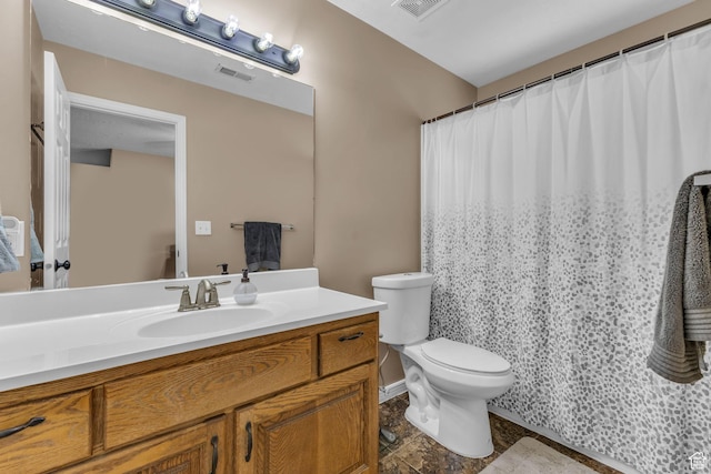 1123 N 3050 W, West Point, UT 84015 - full bathroom with toilet, vanity, and curtained shower