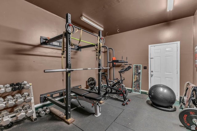1123 N 3050 W, West Point, UT 84015 - exercise room featuring baseboards
