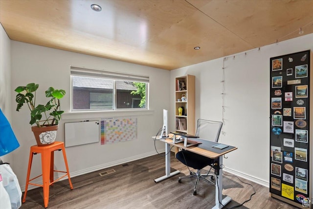 35 E Redondo Ave, Salt Lake City, UT 84115 - office area featuring wood finished floors and baseboards