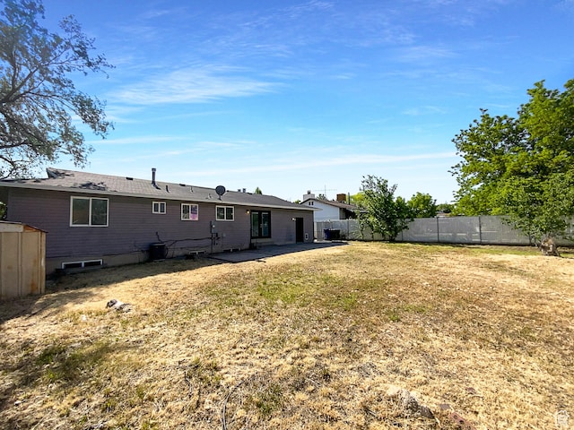 5644 S Treebeard Rd, Taylorsville, UT 84129 - rear view of house featuring a patio area and a shed
