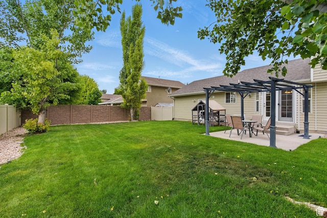524 N 2870 W, Provo, UT 84601 - view of yard with a pergola and a patio area