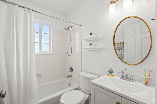 524 N 2870 W, Provo, UT 84601 - bathroom with shower / bath combo, vanity, and toilet