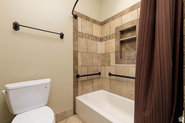 822 E Birken St, Washington, UT 84780 - bathroom featuring toilet and shower / bath combo with shower curtain