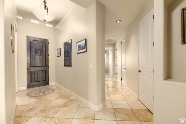 822 E Birken St, Washington, UT 84780 - entryway with light tile patterned floors, recessed lighting, and baseboards