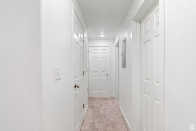 2047 E 1850 S, Spanish Fork, UT 84660 - hall featuring light carpet and baseboards
