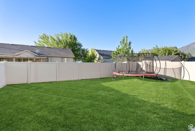 2047 E 1850 S, Spanish Fork, UT 84660 - view of yard with a trampoline
