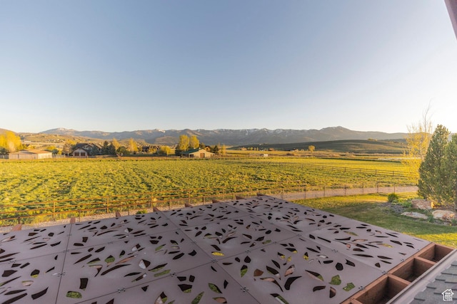 7778 N Greenfield Dr, Park City, UT 84098 - view of patio featuring a mountain view, a view of rural / pastoral area, and agricultural plots