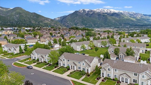1338 E 6125 S, South Ogden, UT 84405 - aerial view of residential area with mountains