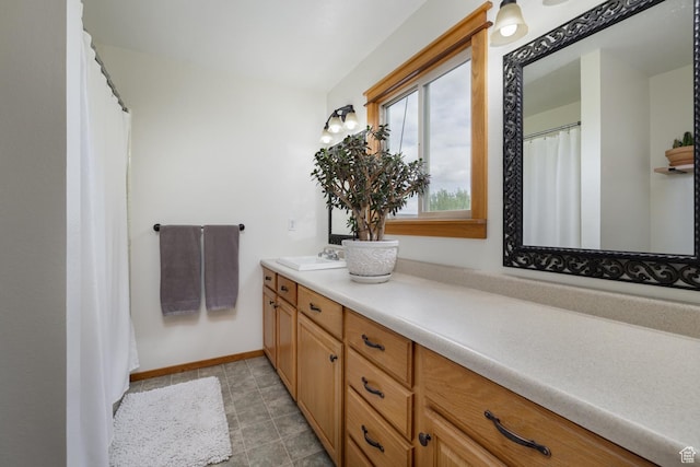 2155 W 900 N, Maeser, UT 84078 - full bathroom with vanity and baseboards