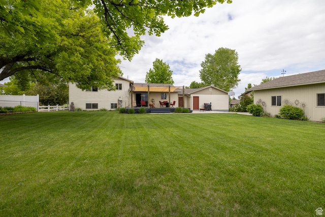 2155 W 900 N, Maeser, UT 84078 - back of house with a patio area