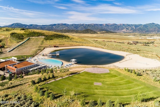 6417 Double Deer Loop, Park City, UT 84098 - bird's eye view of a water and mountain view