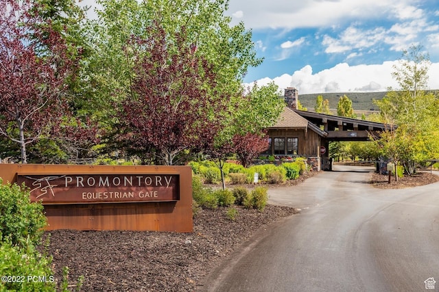 6417 Double Deer Loop, Park City, UT 84098 - community sign featuring asphalt driveway