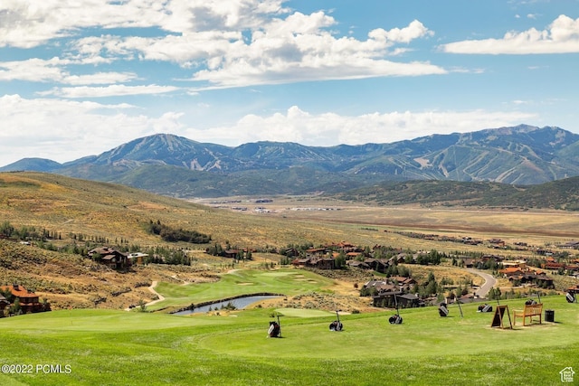 6417 Double Deer Loop, Park City, UT 84098 - mountain view with a local golf course and a nearby body of water