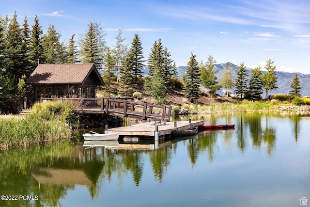 6417 Double Deer Loop, Park City, UT 84098 - dock area with a water and mountain view