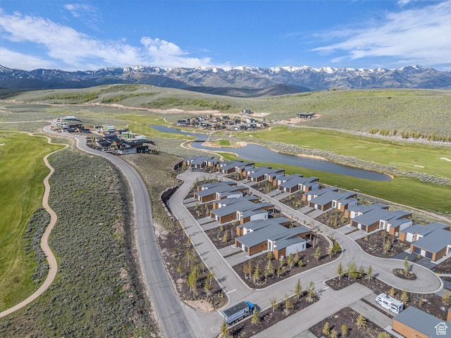 6417 Double Deer Loop, Park City, UT 84098 - aerial perspective of suburban area with a water and mountain view and a golf course