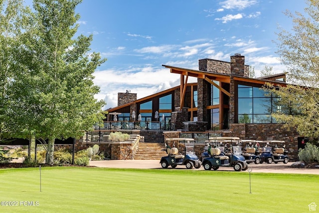 6417 Double Deer Loop, Park City, UT 84098 - view of property's community featuring a putting green and stairway