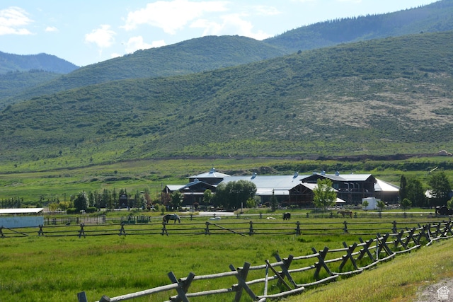 336 Big Meadow Dr, Kamas, UT 84036 - view of mountain backdrop featuring rural landscape and agricultural land