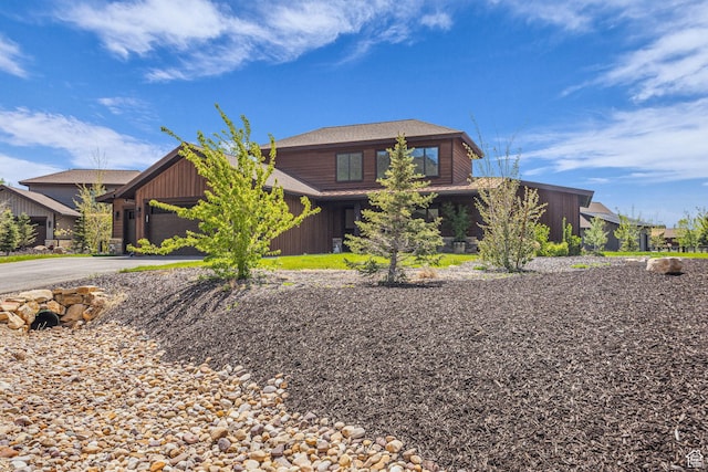 336 Big Meadow Dr, Kamas, UT 84036 - view of front of property featuring concrete driveway and a garage