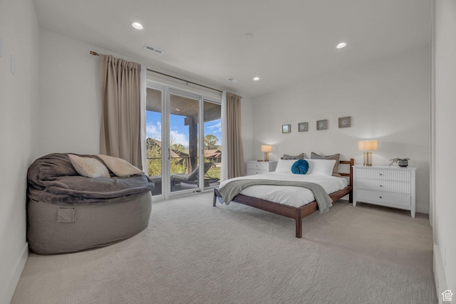 336 Big Meadow Dr, Kamas, UT 84036 - bedroom with access to outside, carpet, and recessed lighting