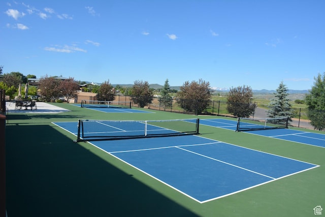 336 Big Meadow Dr, Kamas, UT 84036 - view of tennis court featuring community basketball court and a mountain view
