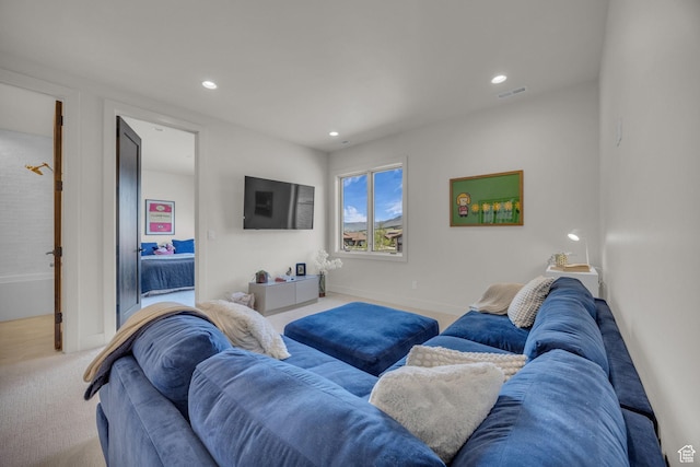 336 Big Meadow Dr, Kamas, UT 84036 - living area with carpet flooring and recessed lighting