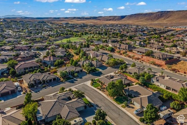 1618 N 775 W, Washington, UT 84780 - aerial perspective of suburban area with mountains