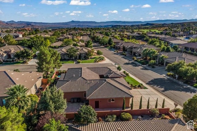 1618 N 775 W, Washington, UT 84780 - aerial perspective of suburban area with a mountainous background