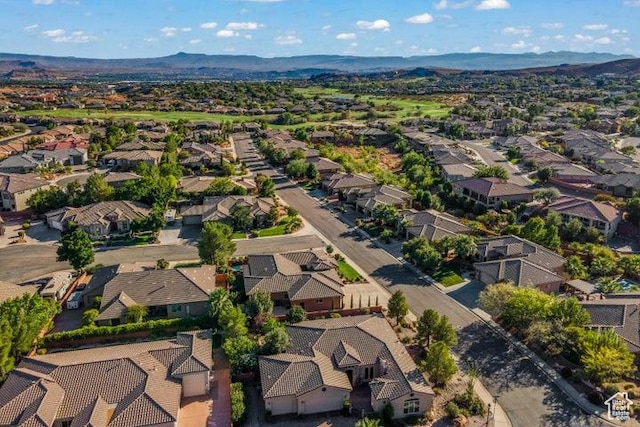1618 N 775 W, Washington, UT 84780 - aerial perspective of suburban area with a mountain backdrop