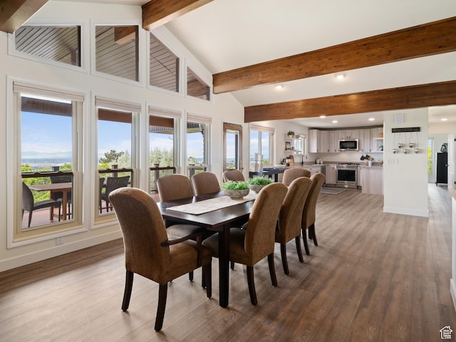4253 S Spring Rd E, Ogden, UT 84403 - dining space with light wood-style floors, baseboards, and recessed lighting