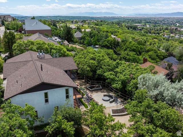 4253 S Spring Rd E, Ogden, UT 84403 - aerial view of property and surrounding area with a mountain backdrop