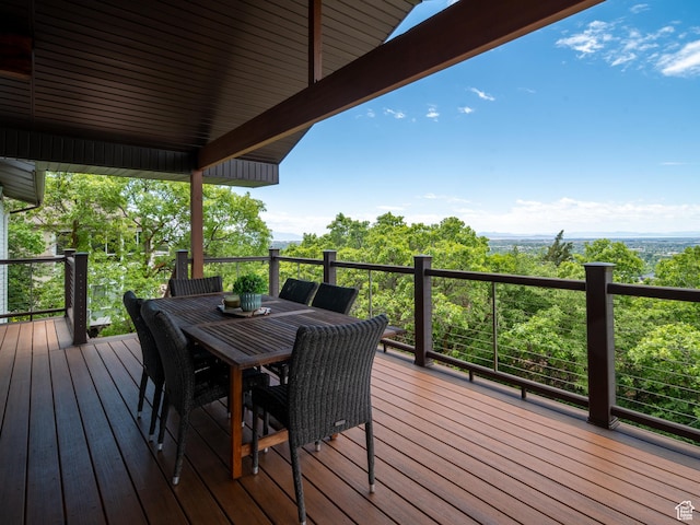 4253 S Spring Rd E, Ogden, UT 84403 - deck featuring outdoor dining area