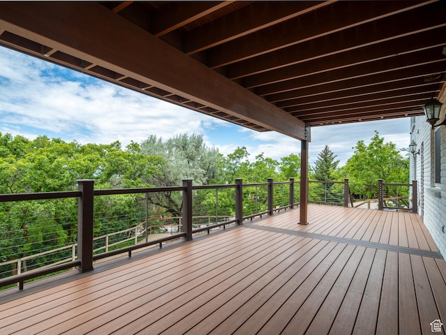 4253 S Spring Rd E, Ogden, UT 84403 - deck featuring view of scattered trees