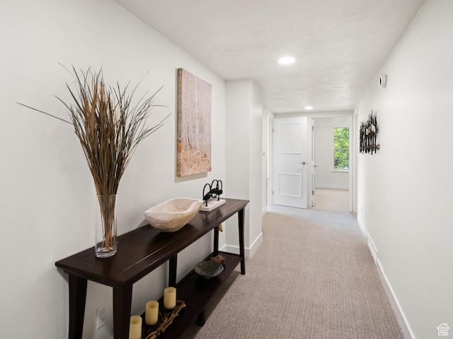 4253 S Spring Rd E, Ogden, UT 84403 - hall with baseboards, carpet floors, and recessed lighting