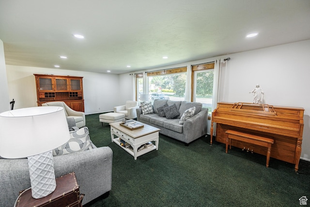 1070 E 120 S, Orem, UT 84097 - living area featuring recessed lighting and dark colored carpet