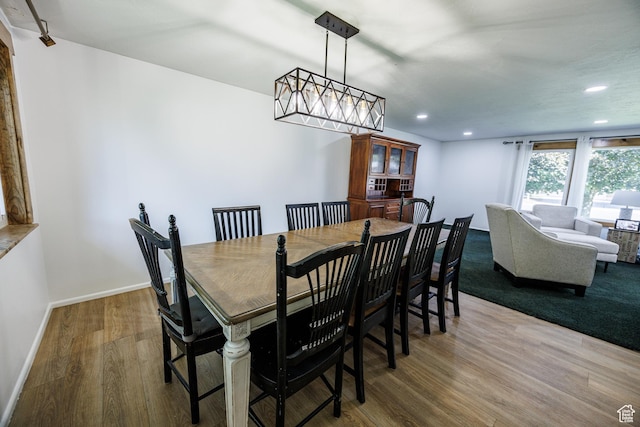 1070 E 120 S, Orem, UT 84097 - dining area with wood finished floors, recessed lighting, and baseboards