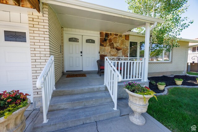 1070 E 120 S, Orem, UT 84097 - view of exterior entry with covered porch and brick siding