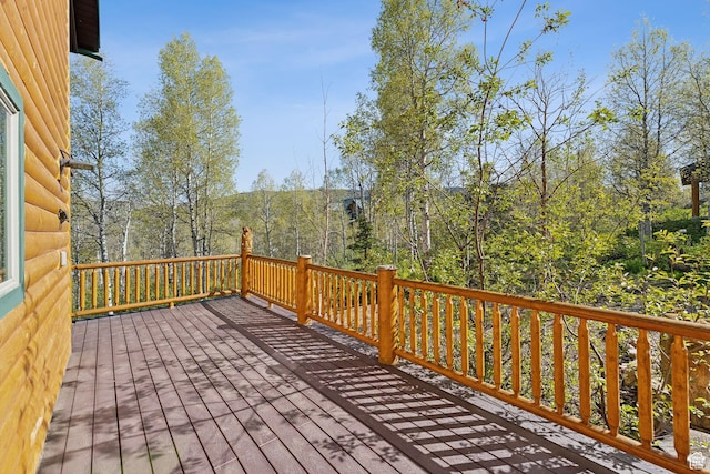 5399 E Targhee Dr E, Oakley, UT 84055 - view of wooden deck