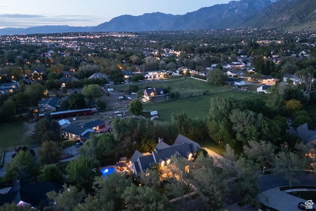 963 E Old English Rd, Draper, UT 84020 - aerial view of property and surrounding area with mountains