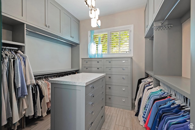 963 E Old English Rd, Draper, UT 84020 - spacious closet with a chandelier