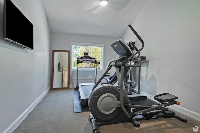 963 E Old English Rd, Draper, UT 84020 - workout area featuring carpet floors and baseboards