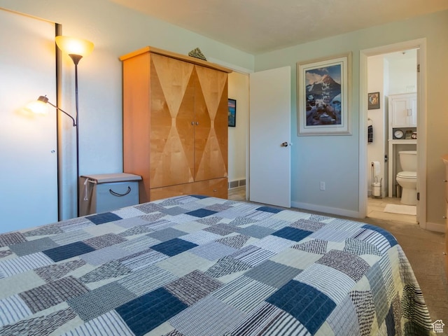 2567 W 2975 S, West Valley City, UT 84119 - bedroom with carpet, ensuite bath, and baseboards
