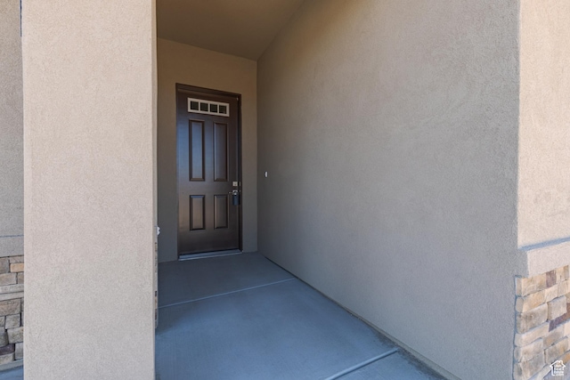 2175 W 320 S, Hurricane, UT 84737 - property entrance featuring stucco siding