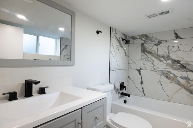 21 E 8680 S, Sandy, UT 84070 - full bathroom featuring toilet, vanity, and shower / bath combination
