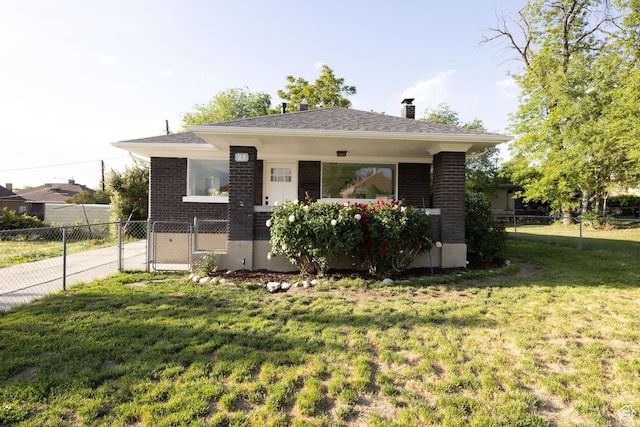 21 E 8680 S, Sandy, UT 84070 - bungalow-style home featuring brick siding, a chimney, and a gate