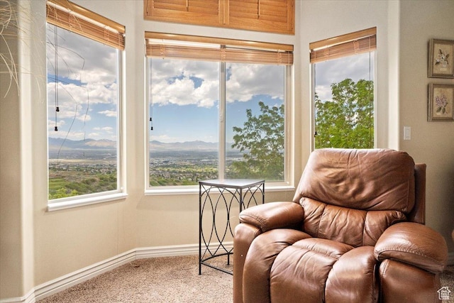 14248 Tumbleweed Way, Draper, UT 84020 - sitting room with carpet floors and baseboards