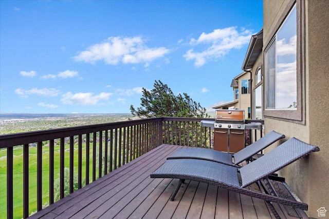 14248 Tumbleweed Way, Draper, UT 84020 - deck with a grill and a yard