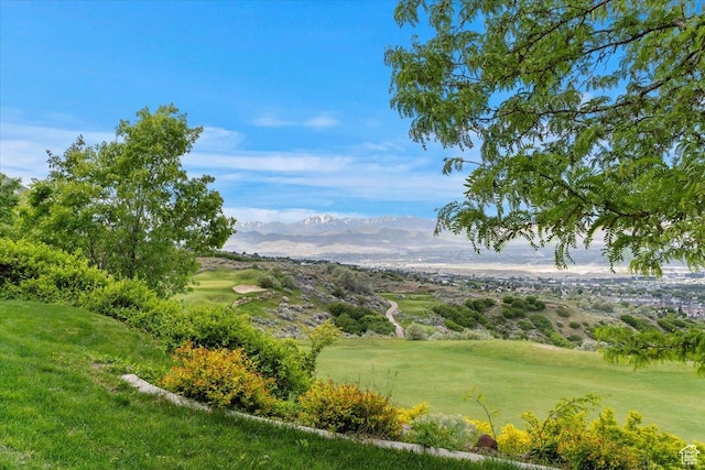 14248 Tumbleweed Way, Draper, UT 84020 - view of property's community with a mountain view, golf course view, and a yard