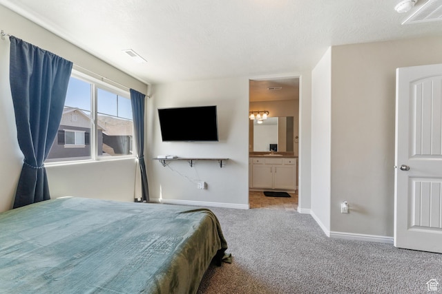 2956 S Willow Creek Dr, Saratoga Springs, UT 84045 - bedroom with carpet flooring, baseboards, and ensuite bathroom