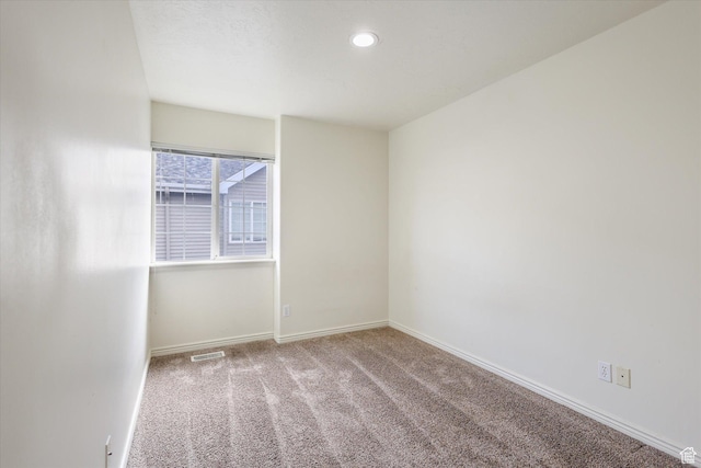 894 N Main St Unit 13, Orem, UT 84057 - spare room with baseboards, carpet floors, and recessed lighting