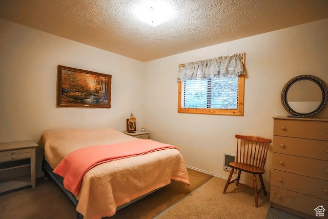 349 W 100 N, Pine Valley, UT 84781 - carpeted bedroom featuring a textured ceiling